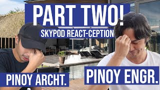 Reacting to Pinoy Architect Oliver Austria’s reaction to our house PART TWO  SKYPOD [upl. by Ellehcen]