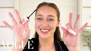 Alycia DebnamCarey’s 11Step SkinCare Routine amp Bronzed Makeup Look  Beauty Secrets  Vogue [upl. by Monahan]