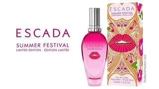 Escada Summer Festival New Fragrance [upl. by Mueller928]