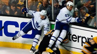 Kadri lands vicious hit on Wingels and game misconduct [upl. by Noramac]