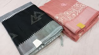 371 Latest Linen Cotton Sarees with Price Best Quality  Chitra Fashions cottonsaree linensarees [upl. by Dirtsa784]