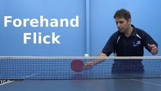 Forehand Flick  Table Tennis  PingSkills [upl. by Arretal195]