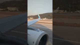 A321neo Takeoff Rhodes [upl. by Arries]