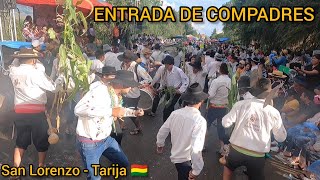 GRAN ENTRADA DE COMPADRES en la COMUNIDAD DE CANASMORO SAN LORENZO  TARIJA [upl. by Ecaroh726]