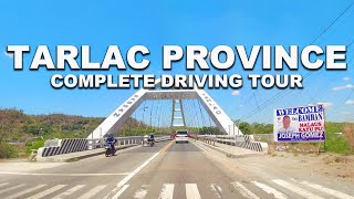 Tarlac Province Complete Driving Tour via MacArthur Highway [upl. by Nilat193]