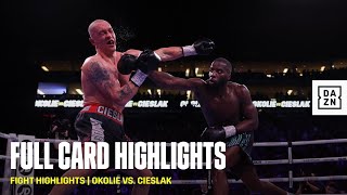 FULL CARD HIGHLIGHTS  Lawrence Okolie vs Michal Cieslak [upl. by Biddick870]