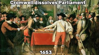 Oliver Cromwell dissolves parliament 1653 [upl. by Artimas]