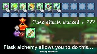 You can only get one effect from Terraria flasks ─ So I tried to get ALL of them [upl. by Oirottiv]