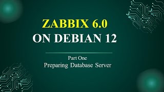 Zabbix 6X installation on Debian 12 Part One Preparing Database Server [upl. by Yntruoc694]