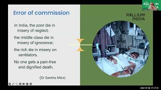 TIPSECHO Season 164 FCPM 35 Session 01Introduction to Palliative CareDr Mr Rajagopal [upl. by Cirederf260]