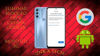 Eliminar Cuenta Google Motorola G71 5G [upl. by Mattox]