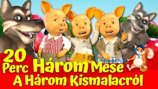 🔴 A Három Legszebb Három Kismalac Mese 🔴🐷🐺I Nati Mesék I Magyar Tündérmesék [upl. by Ambrosius]