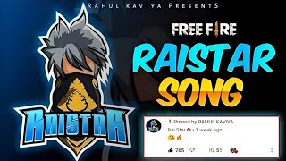 raistar song  rai star song  Rahul Kaviya RaiStar ProdHITEMBLOCK freefire rai star song [upl. by Jerrilee]