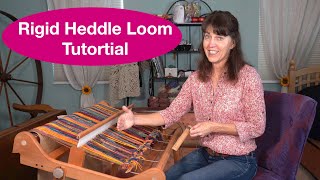 Ashford Rigid Heddle Loom Tutorial [upl. by Epilef]