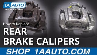 How to Replace Rear Brake Calipers On Any Car [upl. by Folsom]