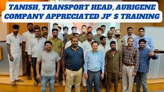 Tanish Admn Head Aurigene Company appreciated JP s Training ​⁠jayaprakashnagathihalli [upl. by Skcirdnek]