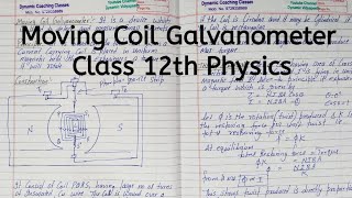 Class 12 Physics  Electromagnetic Force  26 Moving Coil Galvanometer  For JEE amp NEET [upl. by Wash]