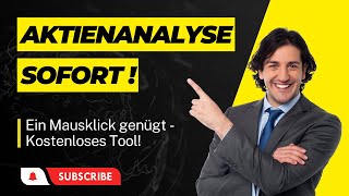 Erfolgreiche Aktienanalyse ohne Kosten Einfach per Mausklick [upl. by Eletnahs]