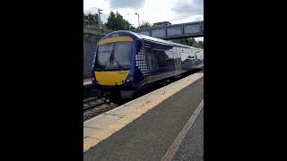 Scotrail Class 170413 departing Markinch station on 1L35 Edinburgh Waverly  Dundee [upl. by Acisseg]