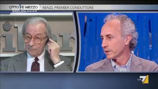 Travaglio lEditore di Libero ha fatto un grande favore a Renzi dando la direzione a Feltri [upl. by Ahto906]