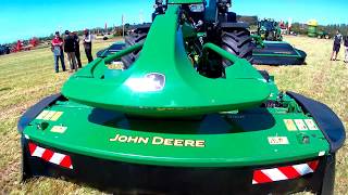 2018 John Deere 6250R Tractor With Triple Mower Conditioner [upl. by Raddi]