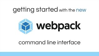 Getting started with the NEW webpack cli [upl. by Anirdnajela]