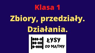 zbiory i przedziały Działania na zbiorach i przedziałach [upl. by Owades77]