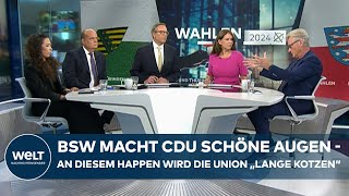 LANDTAGSWAHLEN IN SACHSEN UND THÜRINGEN Erste Einschätzungen zum Schicksalstag für Deutschland [upl. by Otrebogad]