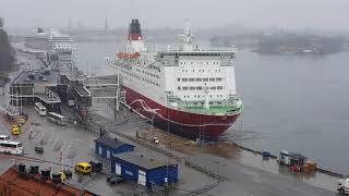 MS Mariella Viking Line arriving in Stockholm [upl. by Heymann870]