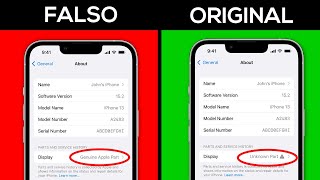 Cómo saber si un iPhone es ORIGINAL ⚠️ [upl. by Alexandro]