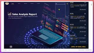 Interactive Sales Dashboard in Power BI  Analyze amp Visualize Sales Performance [upl. by Daggna]