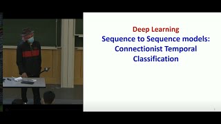 Lecture 17 Sequence to Sequence modes Connectionist Temporal Classification [upl. by Rosamund]