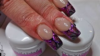 Nagelmodellage mit Transferfolie [upl. by Iolenta]