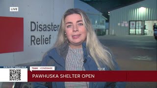 Pawhuska shelter opens after overnight storms [upl. by Vick]