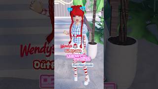 Recreating Wendy’s for the theme fast food mascot in Dress To Impress dti dresstoimpress roblox [upl. by Aehtla]