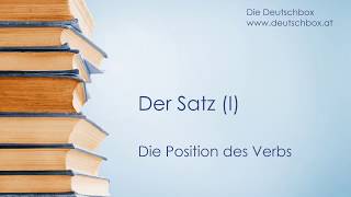 Der Satz  die Position des Verbs [upl. by Nyret]