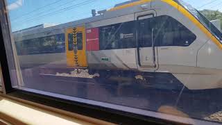 Brisbane City Train Station  Sandgate To Albion Station To Fortitude Valley [upl. by Bale119]