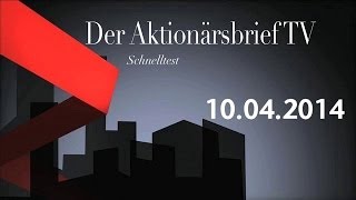 11042014  Schnelltest Der Aktionärsbrief [upl. by Yuk]