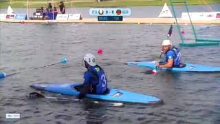 Finale Italia Germania Mondiali Canoa Polo Welland 2018 [upl. by Nyrac76]