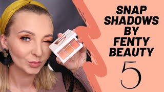 TEST PALETY SNAP SHADOWS FENTY BEAUTY nr 5 [upl. by Tepper]