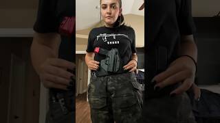 My tactical concealed carry set up✨🖤 concealedcarry womensconcealedcarry [upl. by Myers923]