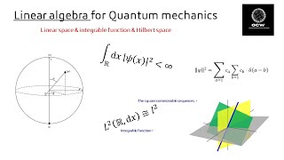 Linear algebra for Quantum mechanics Part 1 [upl. by Adelle]