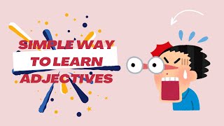 Simple way to learn Adjectives Possesive adjectives and Pronoun [upl. by Slade]