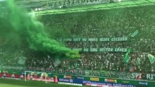 Pyrotechnik im neuen Allianz Rapid Stadion [upl. by Cl]