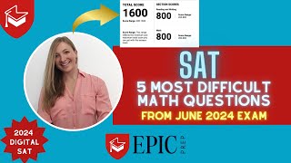 June 2024 Digital SAT Exam  5 most missed questions from June 2024 SAT Exam [upl. by Farr829]