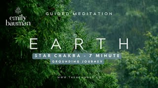 Earth Star Chakra Guided Meditation  Feel DEEPLY Grounded and Activate Your Intuition ✨️🌎 [upl. by Etteuqaj]