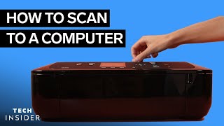 How To Scan A Document To Your Computer [upl. by Barger]