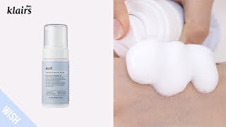 低刺激の弱酸性クレンジング  Klairs Rich Moist Foaming Cleanser [upl. by Viviane343]