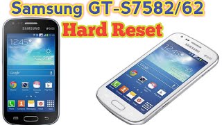 samsung galaxy s dous gts756282 hard reset samsung gt s7582 hard reset [upl. by Boyse]