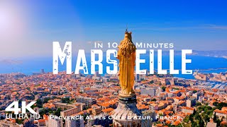 MARSEILLE 2024 🇫🇷 Drone Aerial 4K  Côte dAzur Provence Alpes FRANCE [upl. by Omik249]